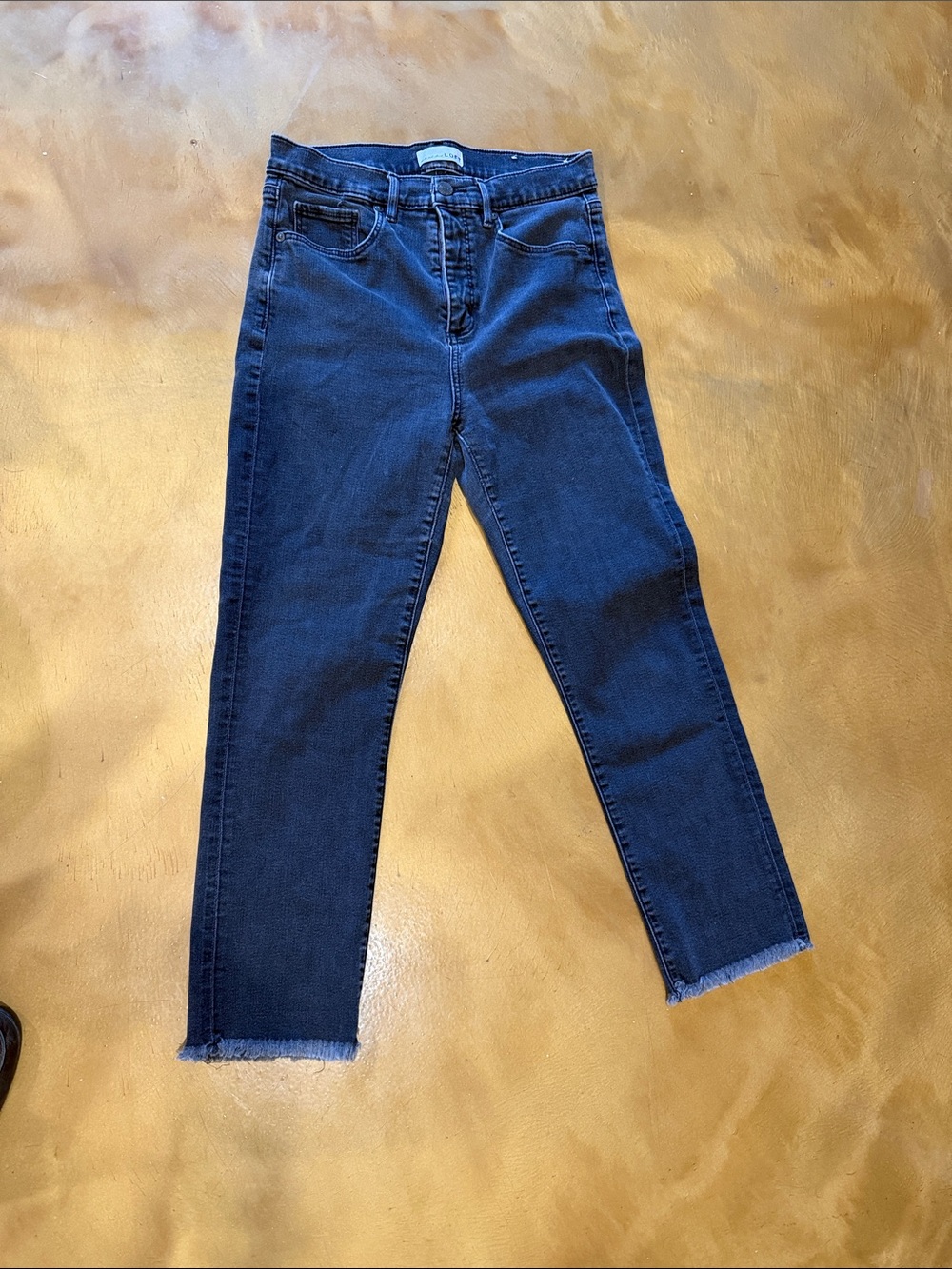 LOFT Dark Indigo Ankle Skinny Jeans